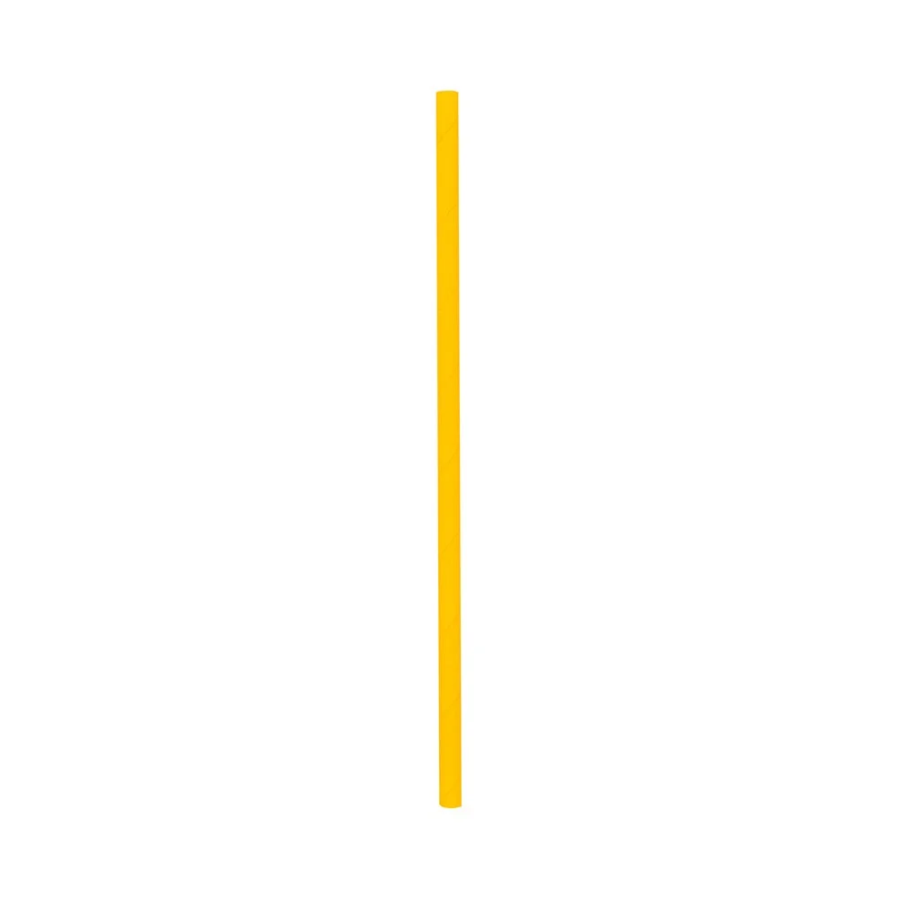 Straws, 7.75 Inch, Paper, Orange, Biodegradable, Sustainable,1 - 100 COUNT