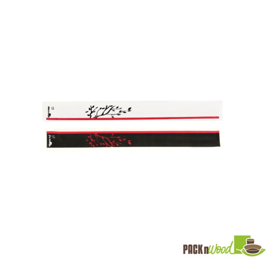 Chopsticks, Wood, 7.9 Inch, Wrapped, 7.9 Linear Inch,20 - 100 COUNT