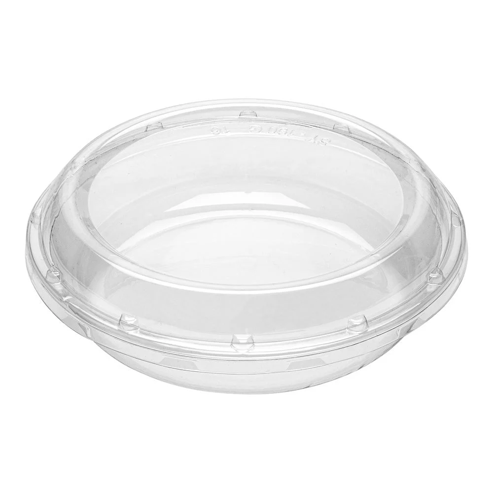 Platters, Serving, 7.5 x 7.5 x 2.5 Inch, Plastic, Clear, Round, with Lid,1 - 100 COUNT