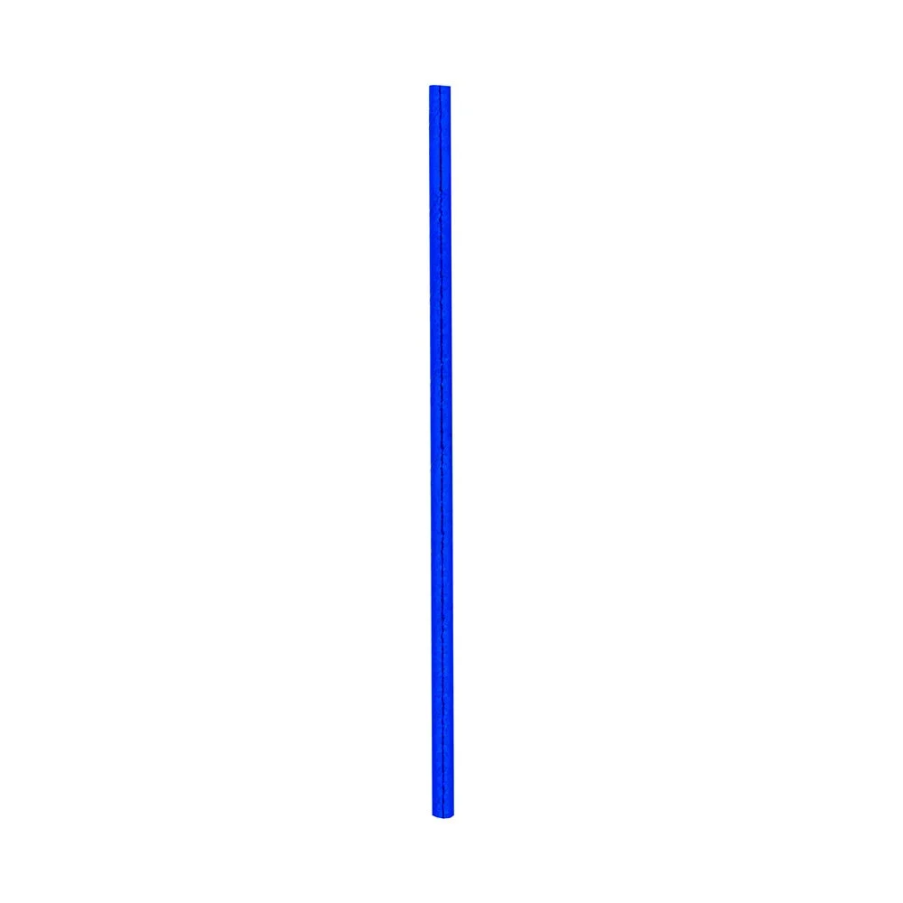 Straws, 7.75 Inch, Paper, Metallic Cobalt, Biodegradable, Sustainable,1 - 100 COUNT