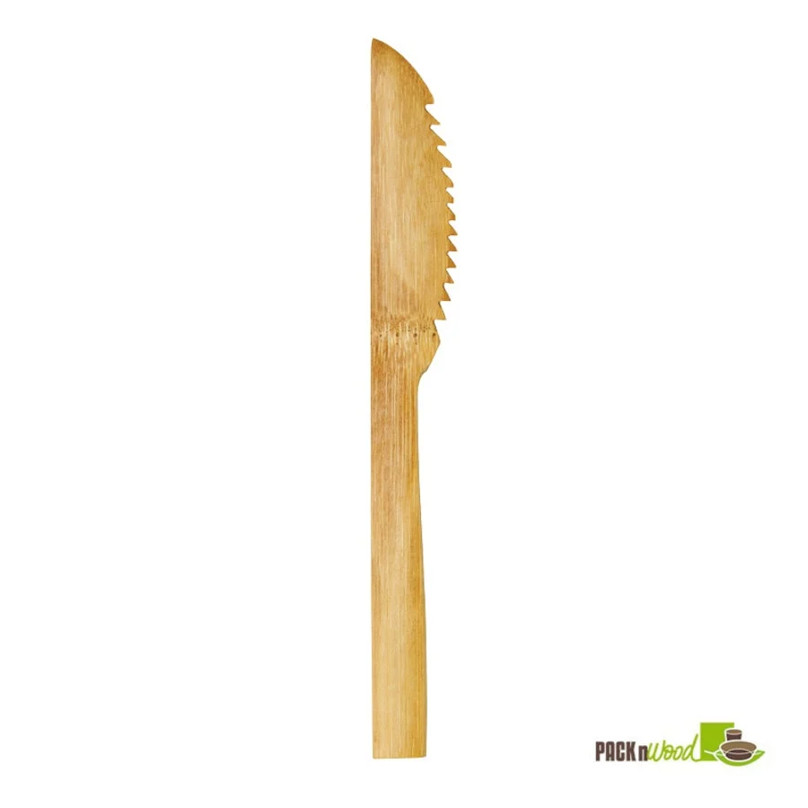Knives, 6.3 Inch, Bamboo, Natural, Bioderadeable, 6.3 Linear Inch,5 - 50 COUNT