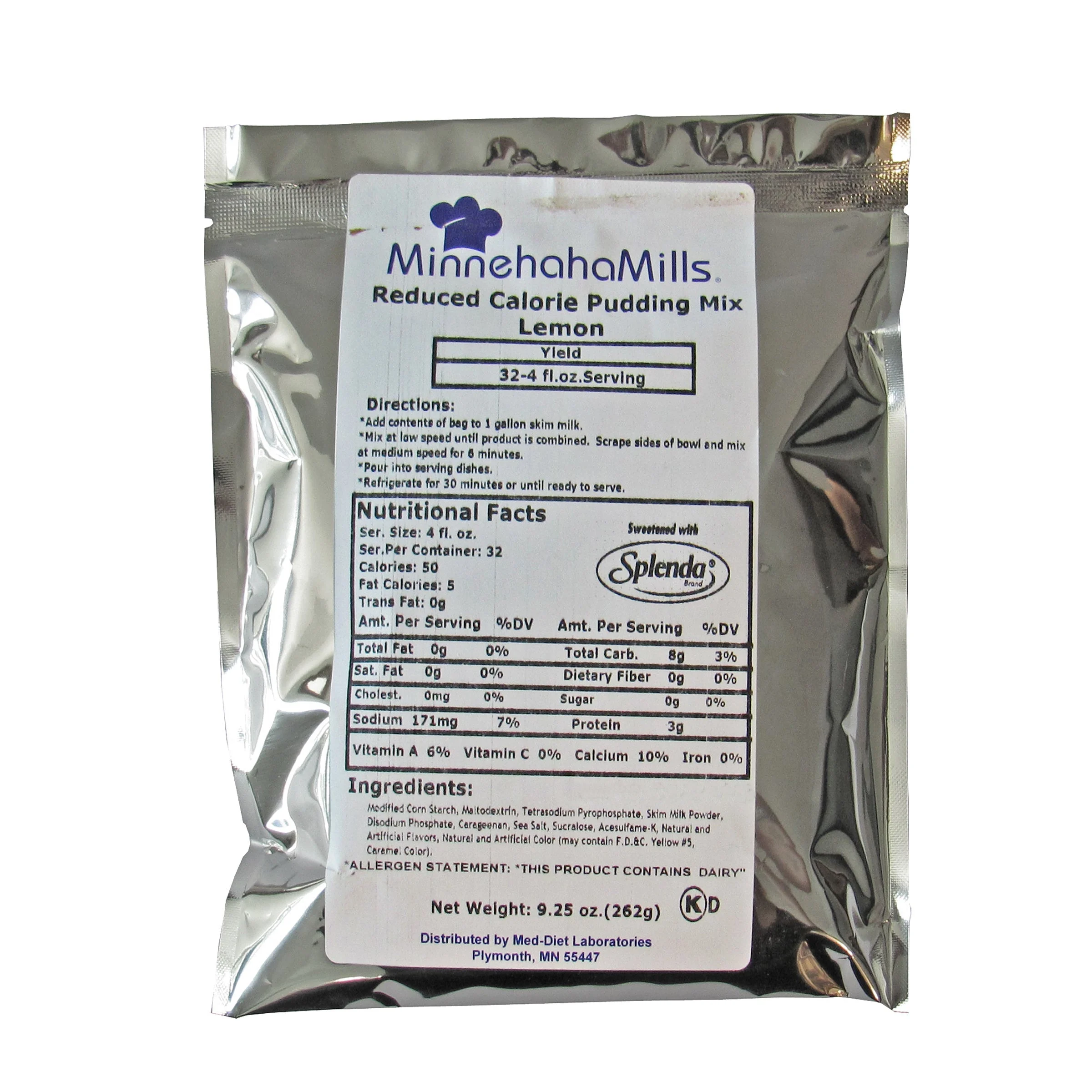 Mix, Pudding, Lemon, Reduced Calorie, Shelf-Stable,6 - 9 OUNCE