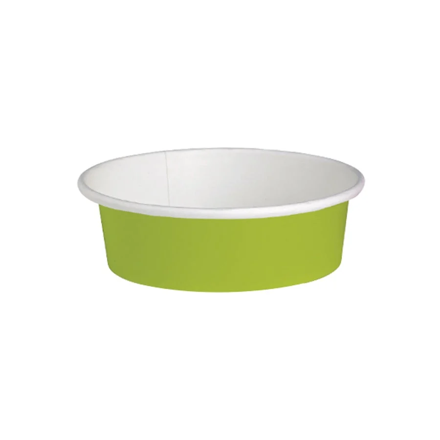 Containers, To-Go, 20 Ounce, Paper, Green, Round,8 - 45 COUNT