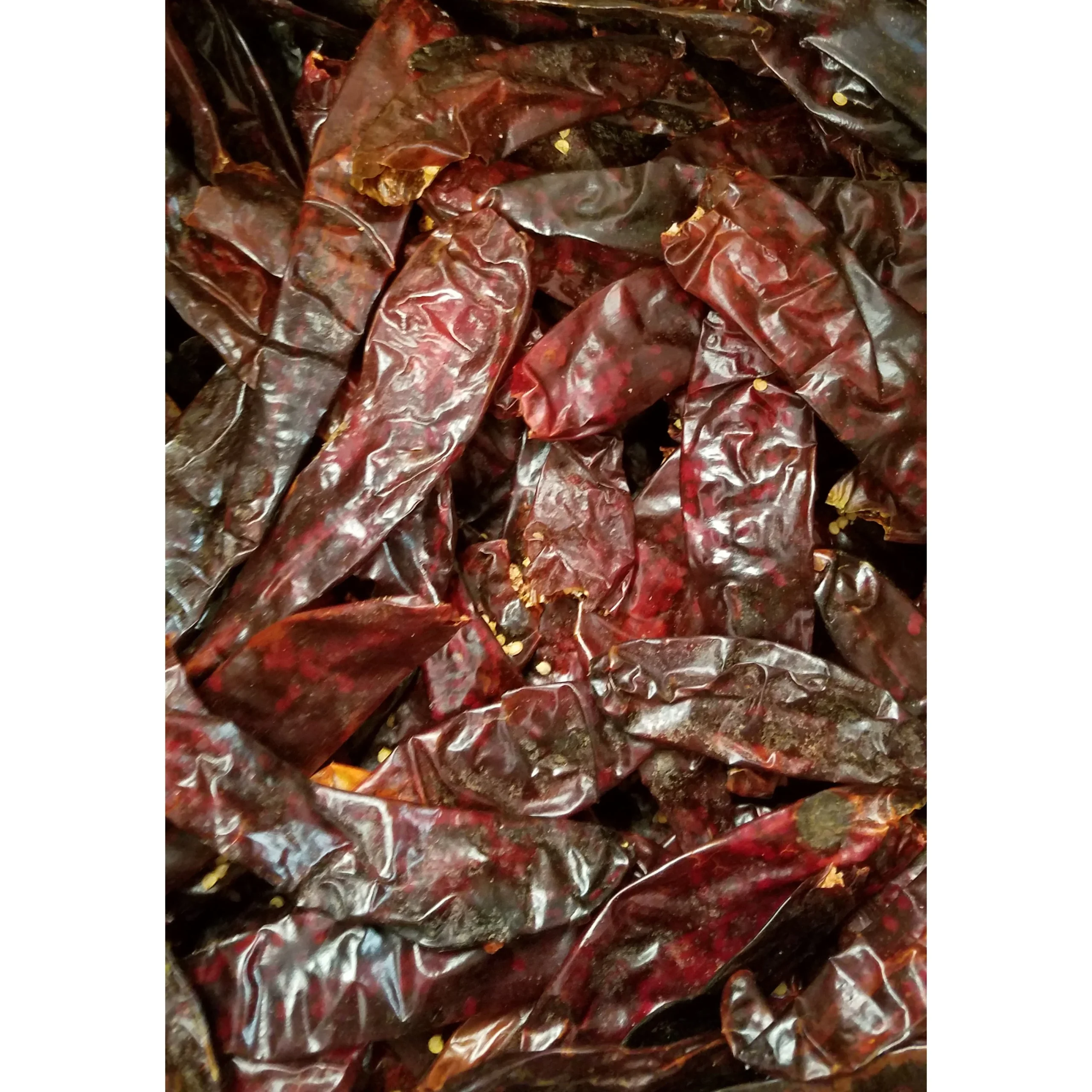 Peppers, Guajillo Chili, Whole, Dried, Bulk,1 - 25 POUND