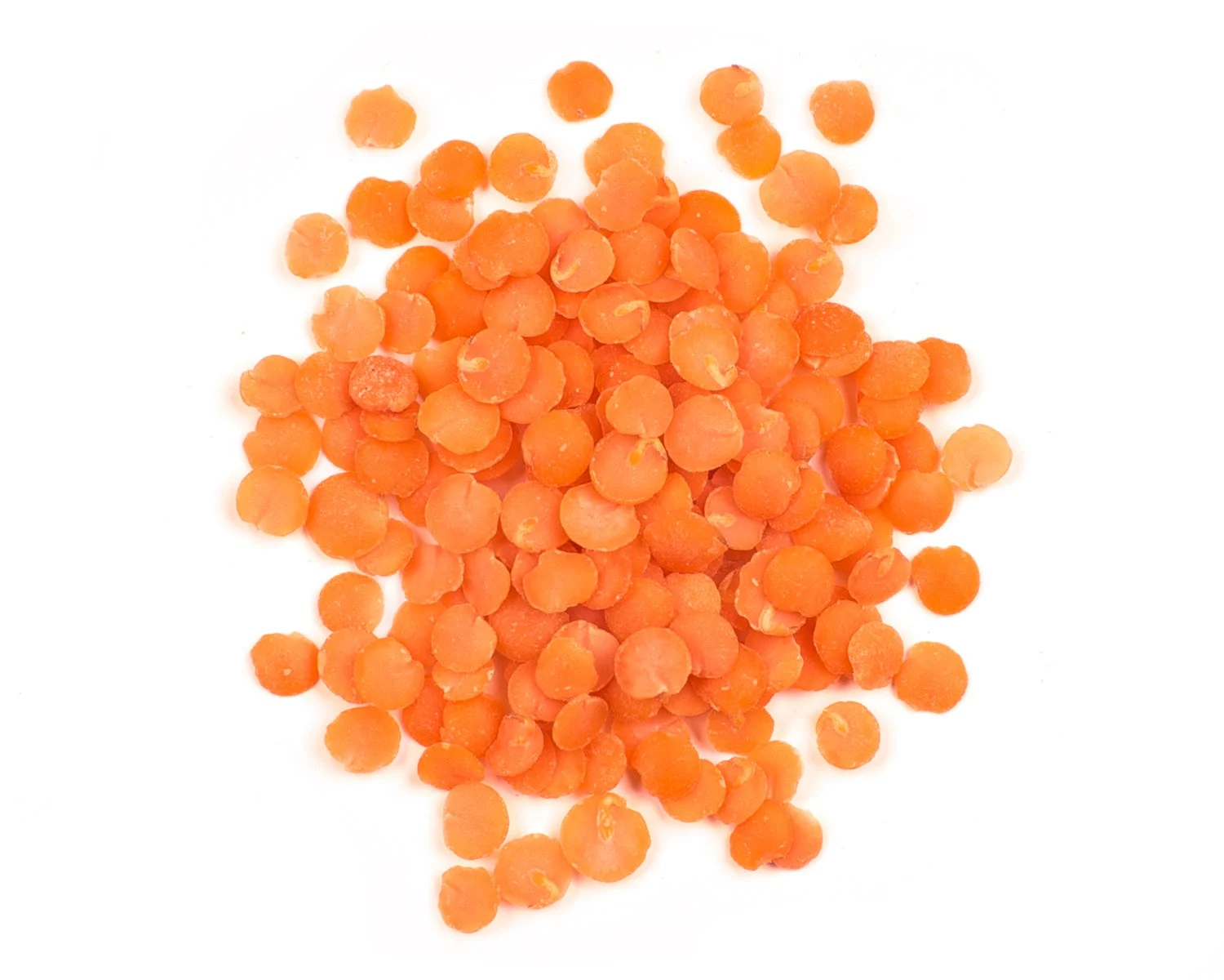 Lentils, Petite Crimson, Spliet, Dry-Packed,1 - 10 POUND