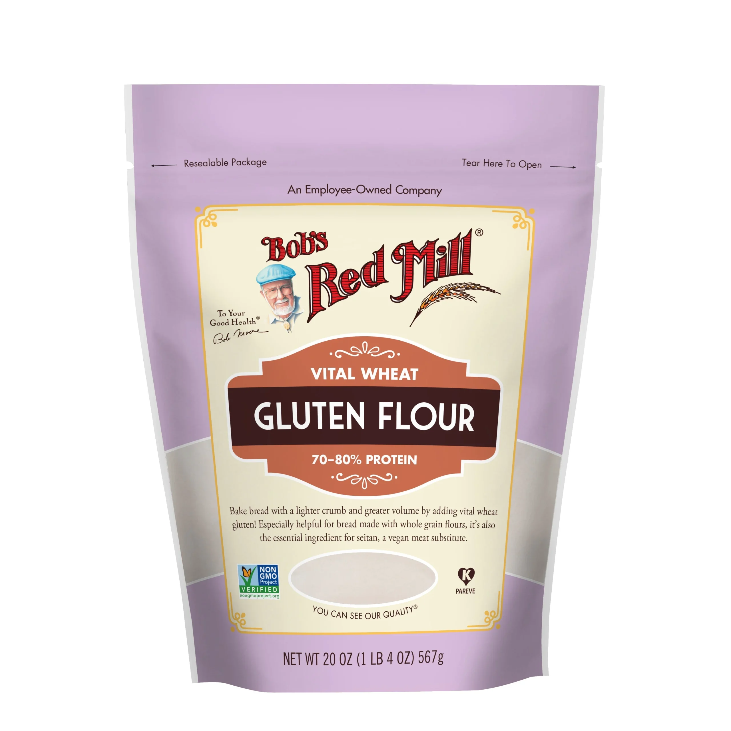 Gluten, Vital Wheat,4 - 20 OUNCE