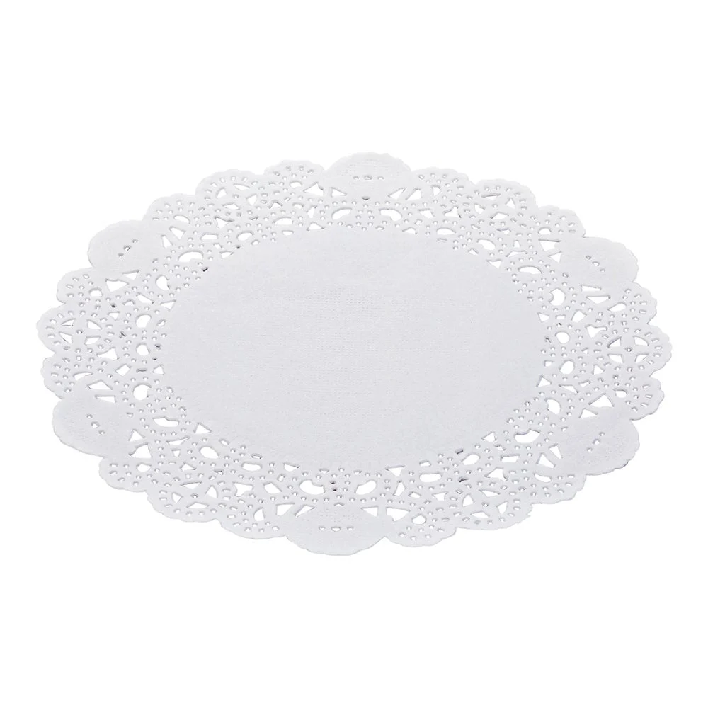 Doilies, Lace, 6 Inch, Paper, White,1 - 100 COUNT