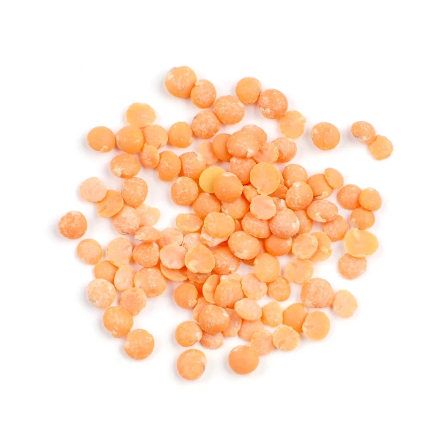 Lentils, Crimson, Split, Organic, Dry,1 - 25 POUND