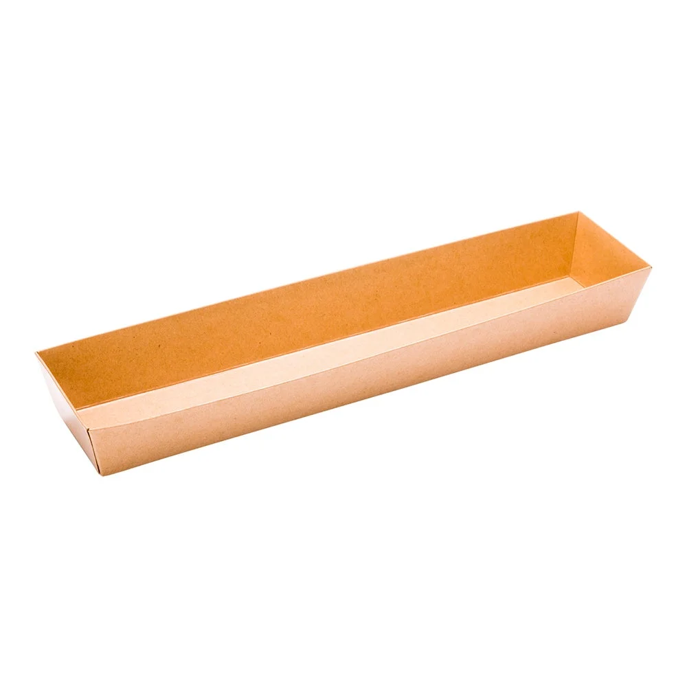 Containers, Sushi, Matsuri Vision 11.25 x 2 x 1.5 Inch, Paper, Kraft, Rectangular,1 - 100 COUNT