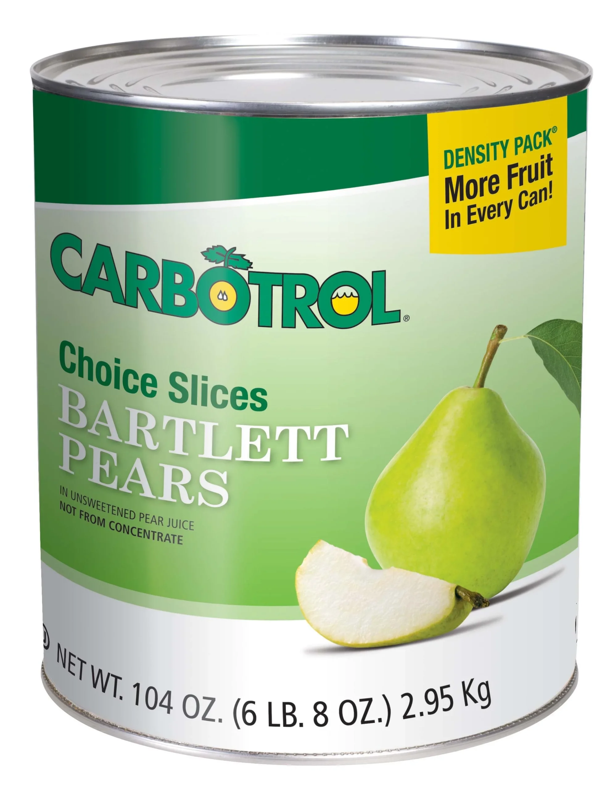 Pears, Bartlett, Sliced, in Juice, #10,6 - 104 OUNCE