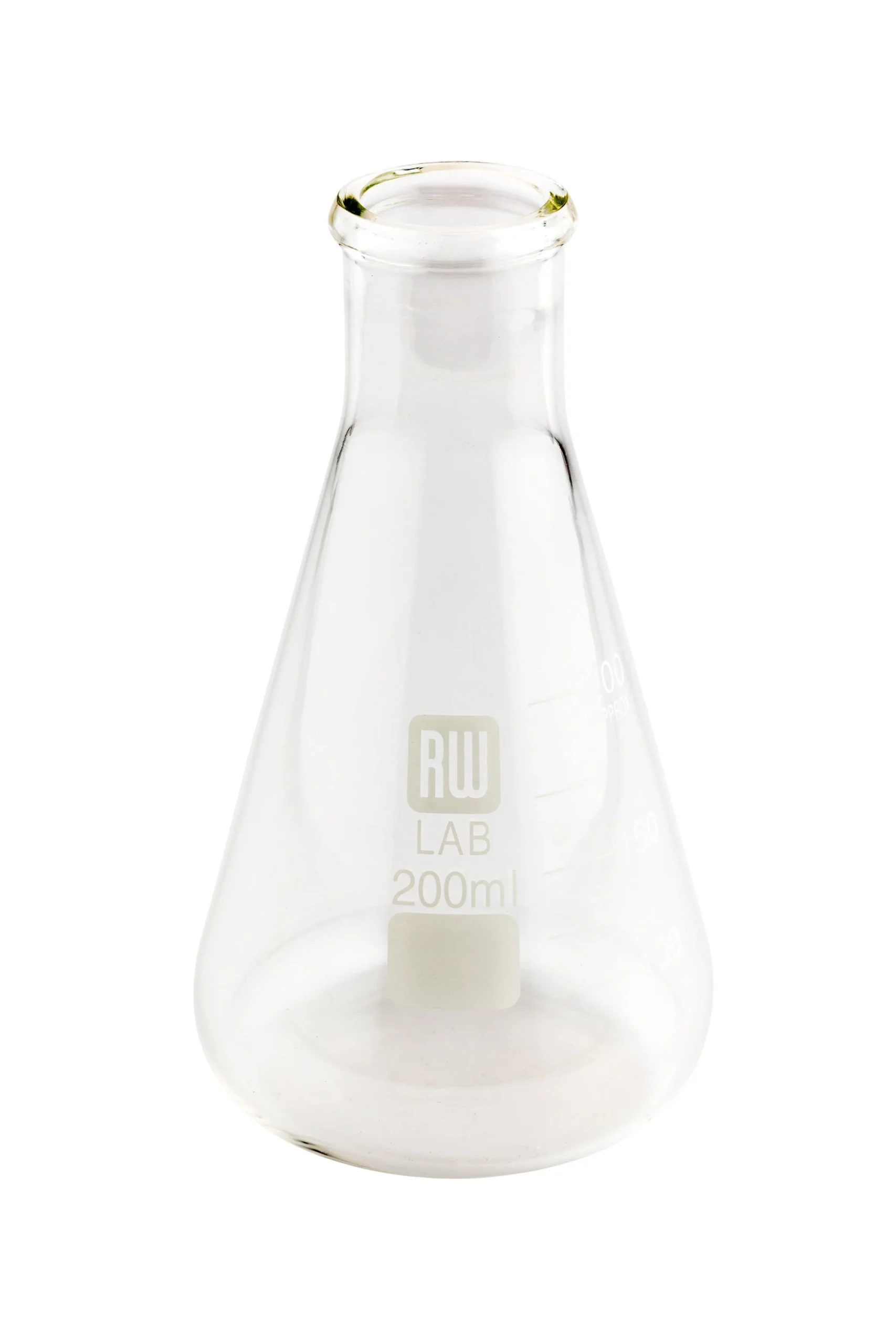 Flasks, Borosilicate Glass, 200 Mililiters, 200 Milliliter,10 - 1 EACH