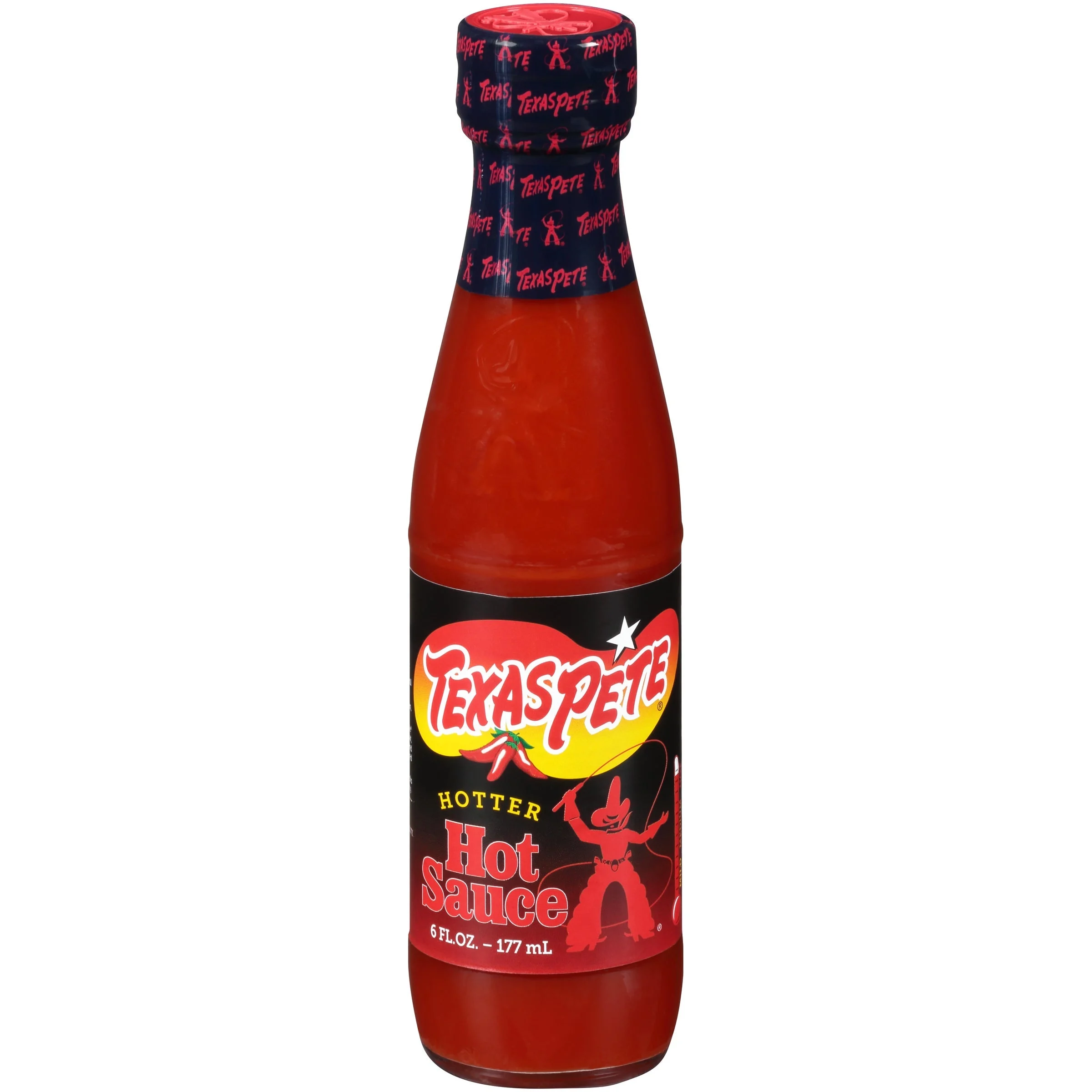 Sauce, Hot, Hotter, Shelf-Stable,12 - 6 FLUID