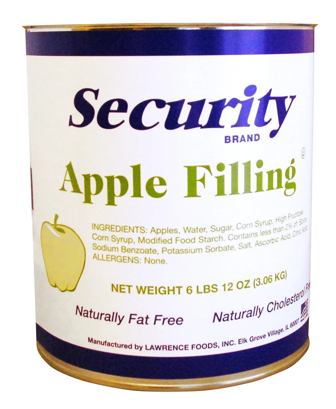 Filling, Apple, Shelf Stable,6 - 6.75 POUND