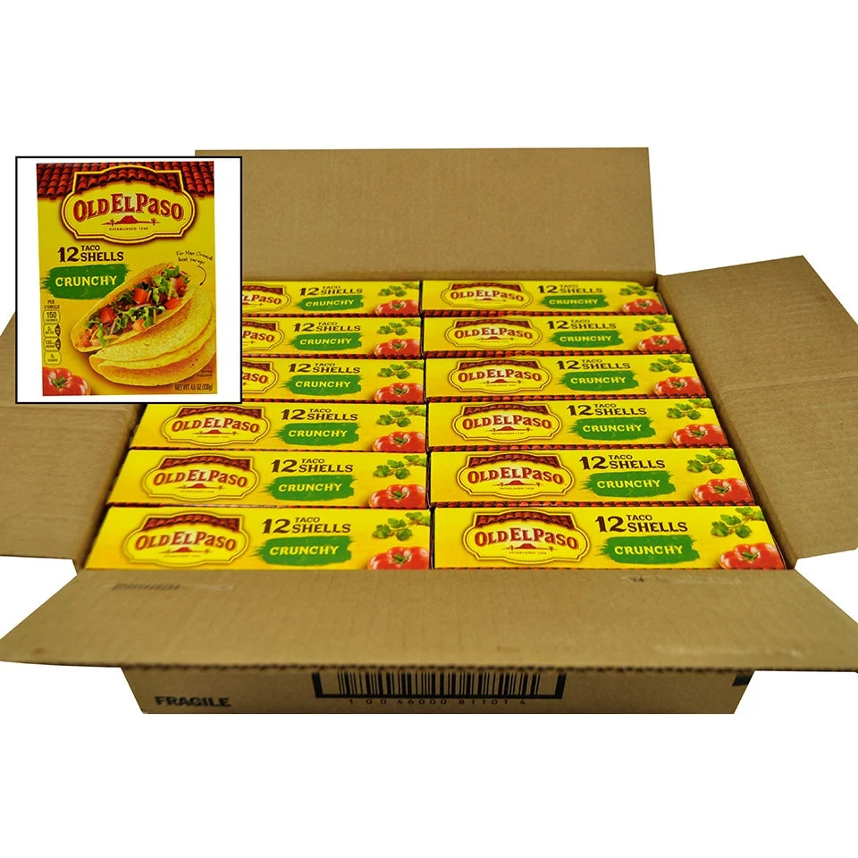 Taco Shells, 5 Inch, Crunchy, Shelf Stable,12 - 4.6 OUNCE