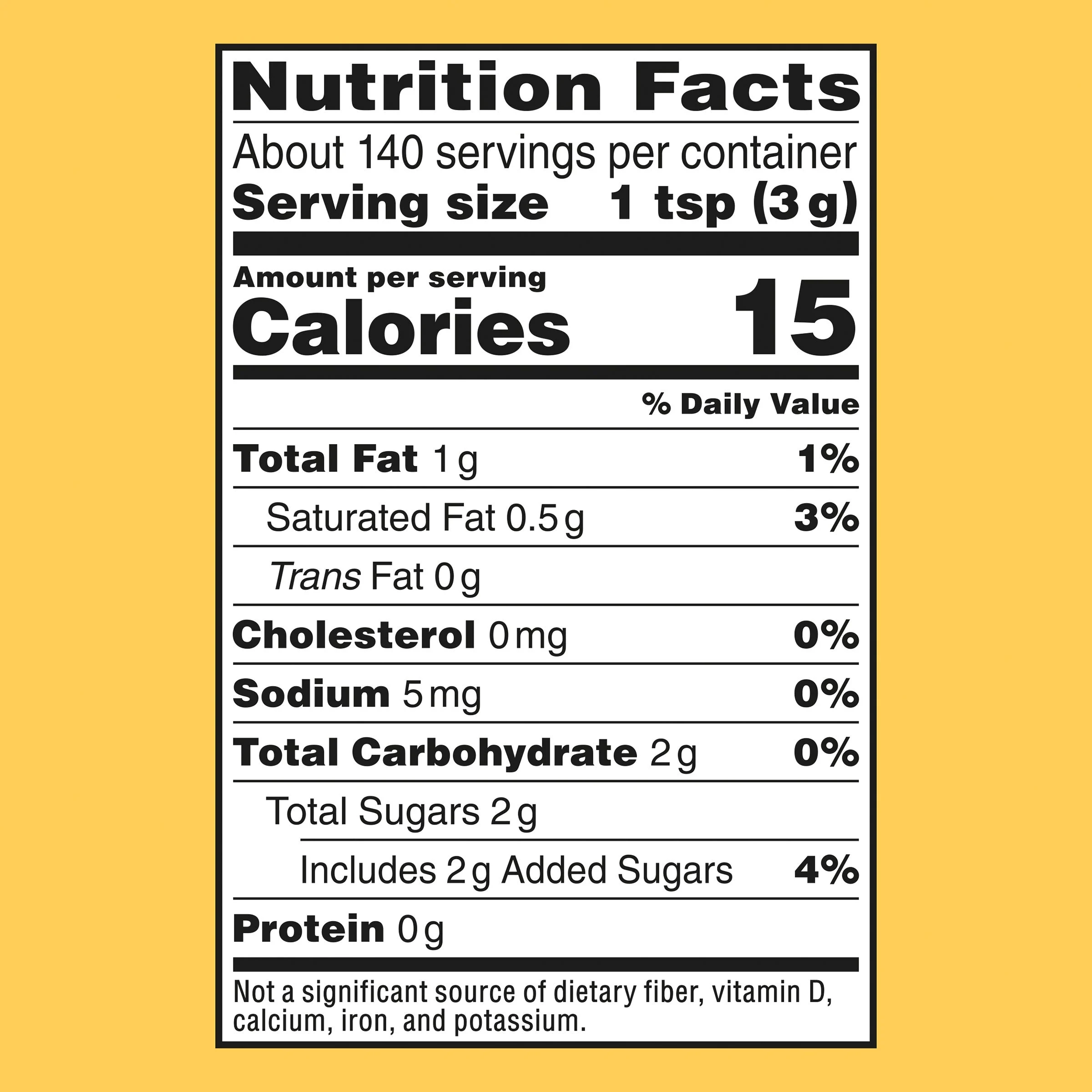 Creamer, Powdered, Coffee-mate Hazelnut, Non-Dairy, Shelf Stable,6 - 15 OUNCE