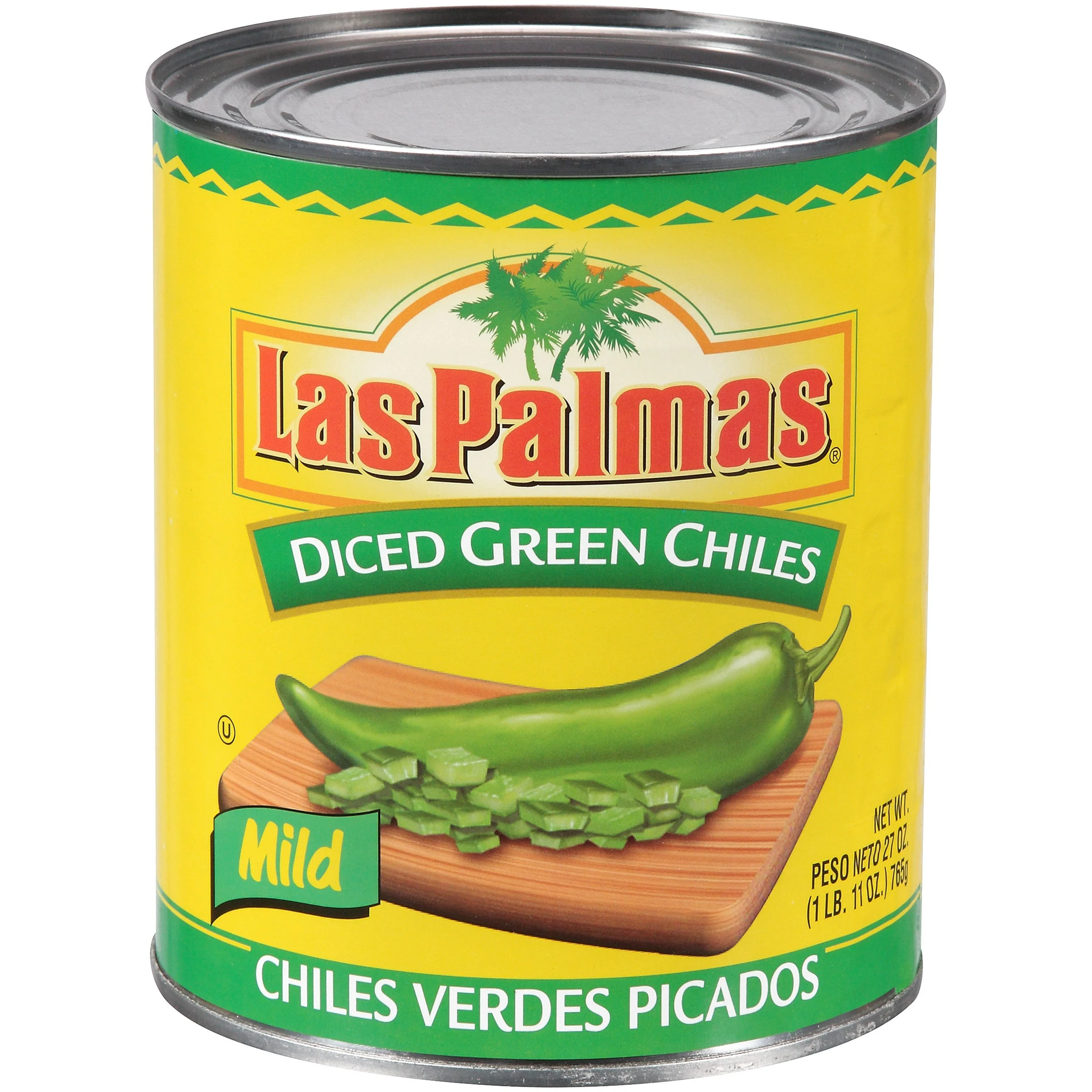 Peppers, Green Chile, Diced,12 - 27 OUNCE