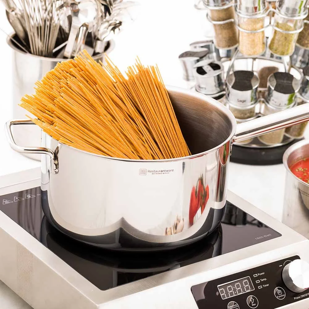 Pan, Sauce, 6 Quart, Stainless Steel, Induction Ready, 6 Quart,1 - 1 COUNT