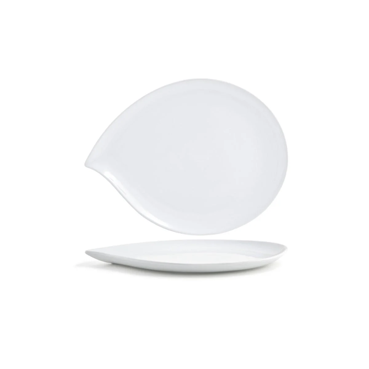 Platters, Teardrop, 15.25 Inch, White, 15.25 Linear Inch,4 - 1 COUNT