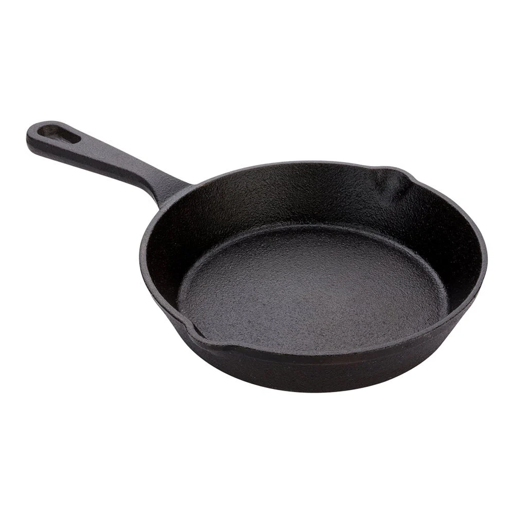 Pan, Fry, 8 Inch, Pre-Seasoned, Black, Cast Iron,1 - 1 EACH