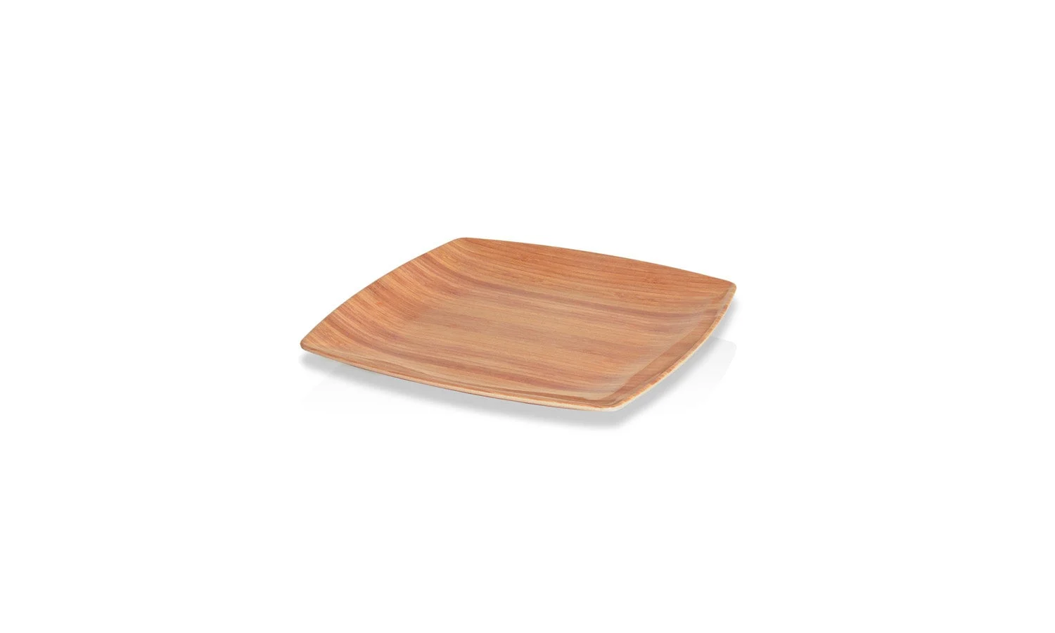 Plates, Platewise Mod, 6.5 Inch, Natural Wood, Square,1 - 12 COUNT