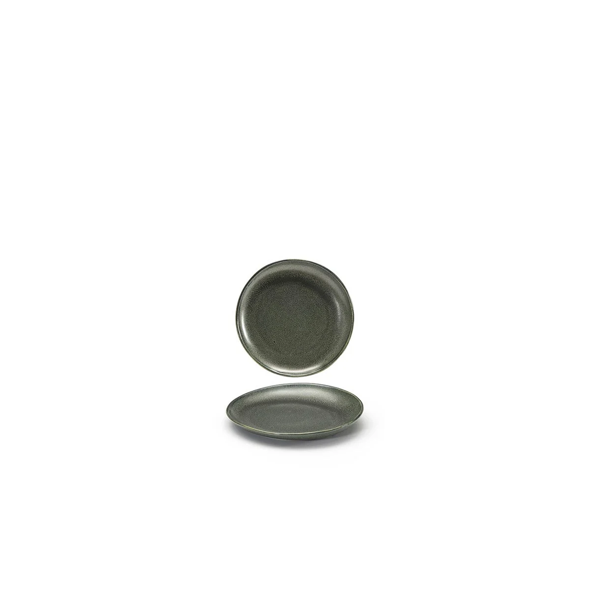 Plates, Porcelain, 6 Inch, Sage, Round,12 - 1 EACH