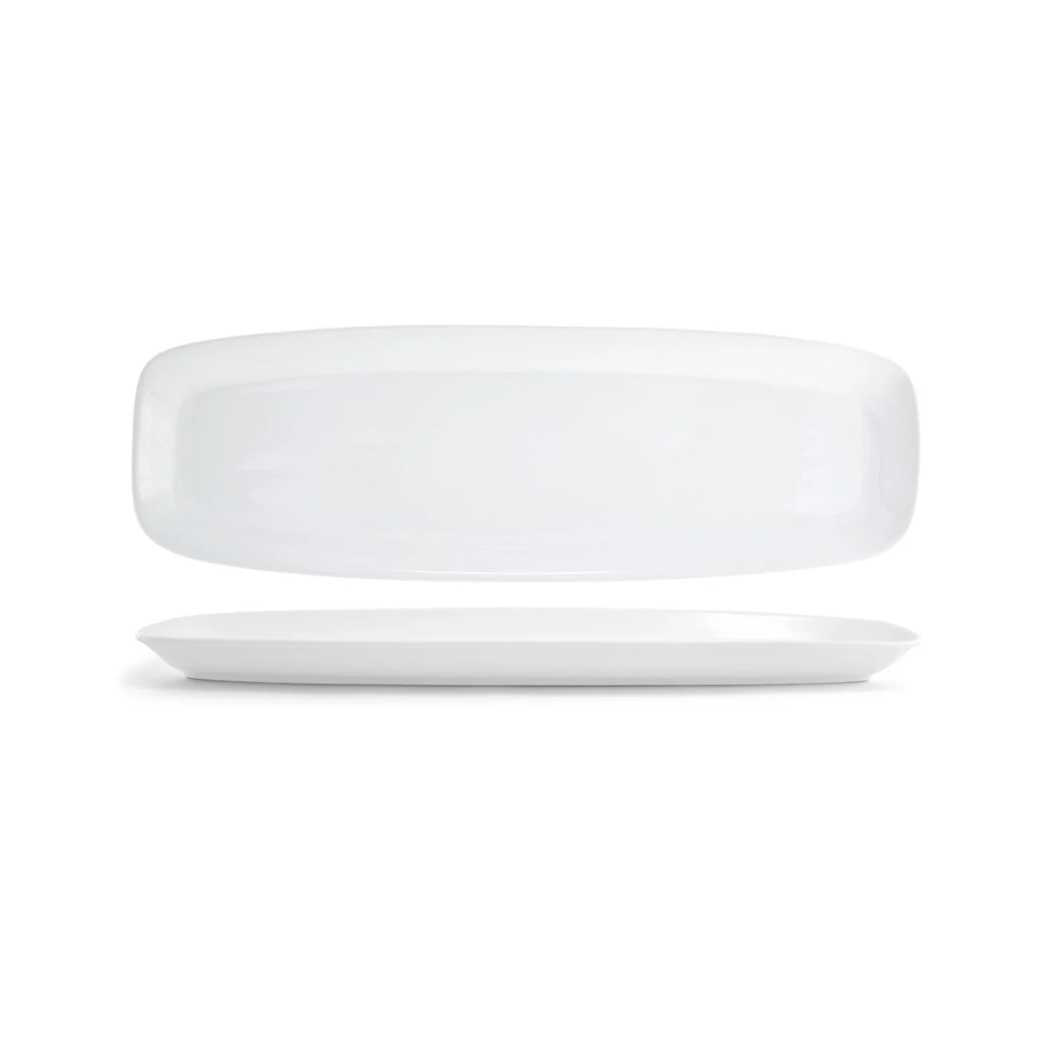 Platter, 24 Inch, Rectangle, White, Porcelain, 24 Linear Inch,4 - 1 COUNT
