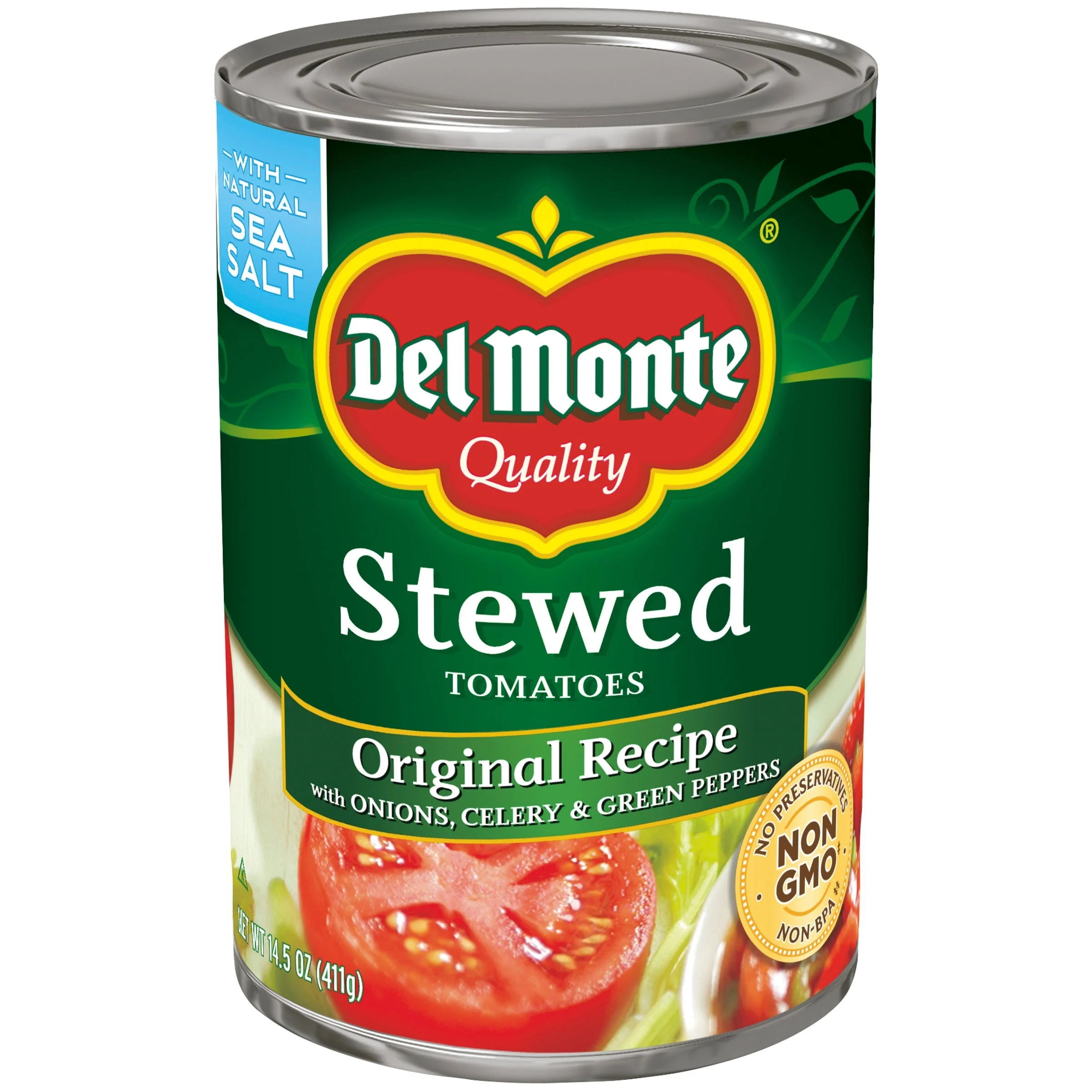 Tomatoes, Stewed, with Onions/Celery/Green Peppers,24 - 14.5 OUNCE