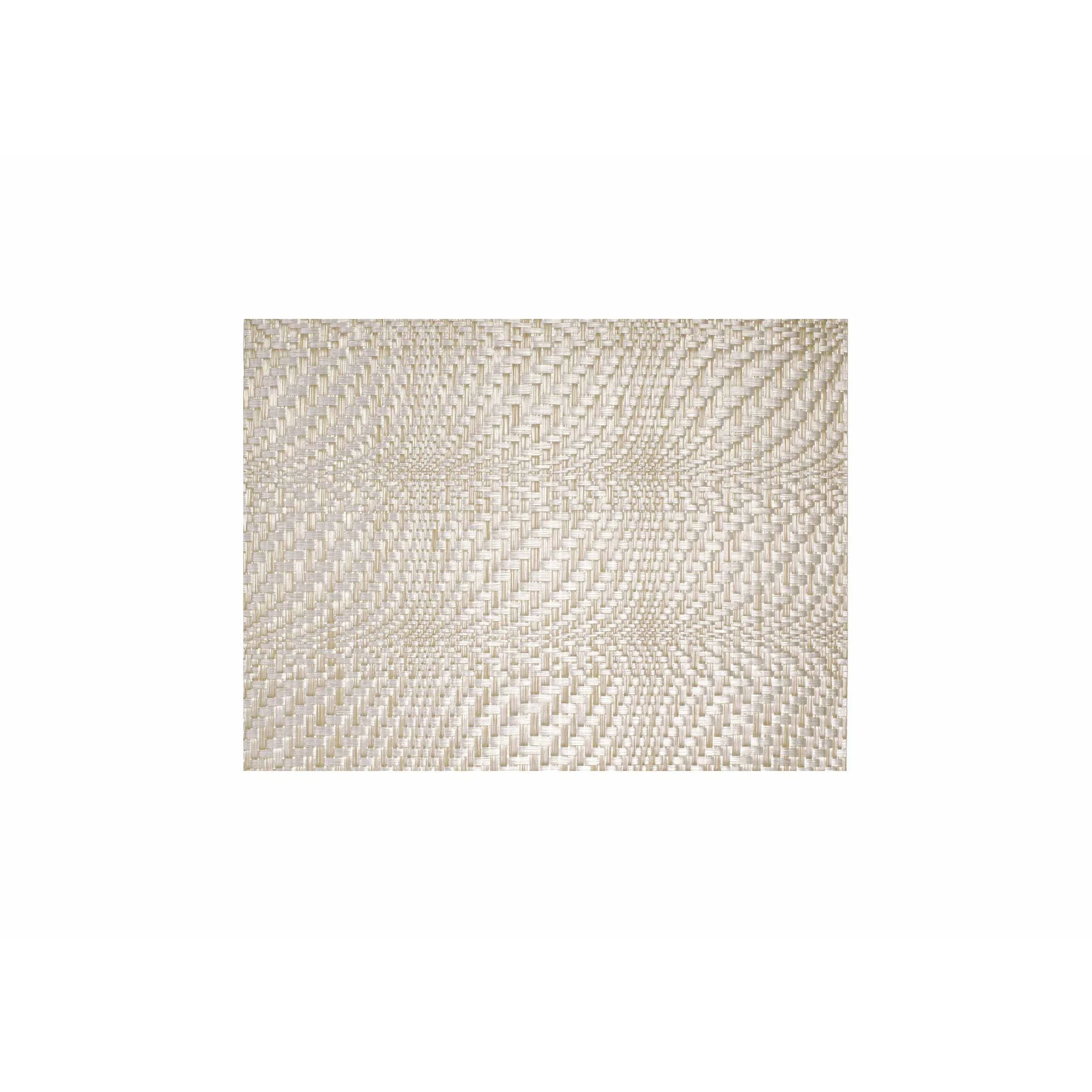 Placemats, Basketweave, 16 x 12 Inch, Pearl, Vinyl,12 - 1 EACH