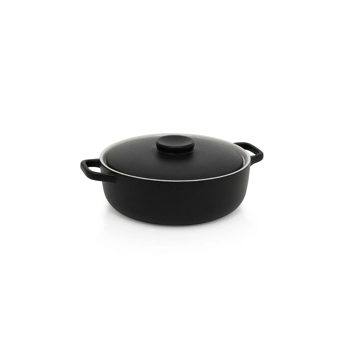Dishes, Ovenware, 74 Ounce, Round, Black, with Lid,2 - 1 COUNT