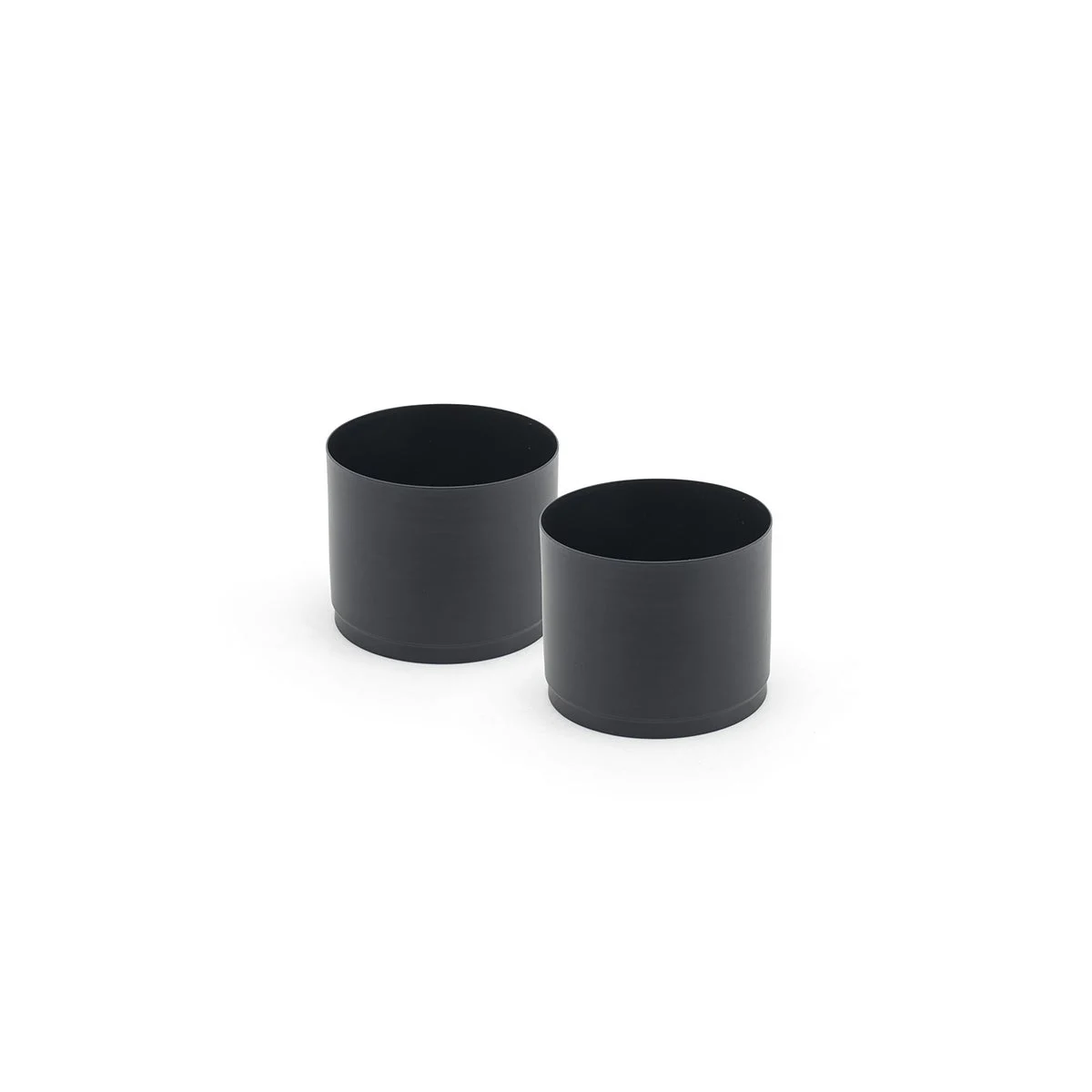 Riser Set, Fuel Cell, 4 Inch, 2-Piece, Matte Black, Metal,1 - 2 COUNT