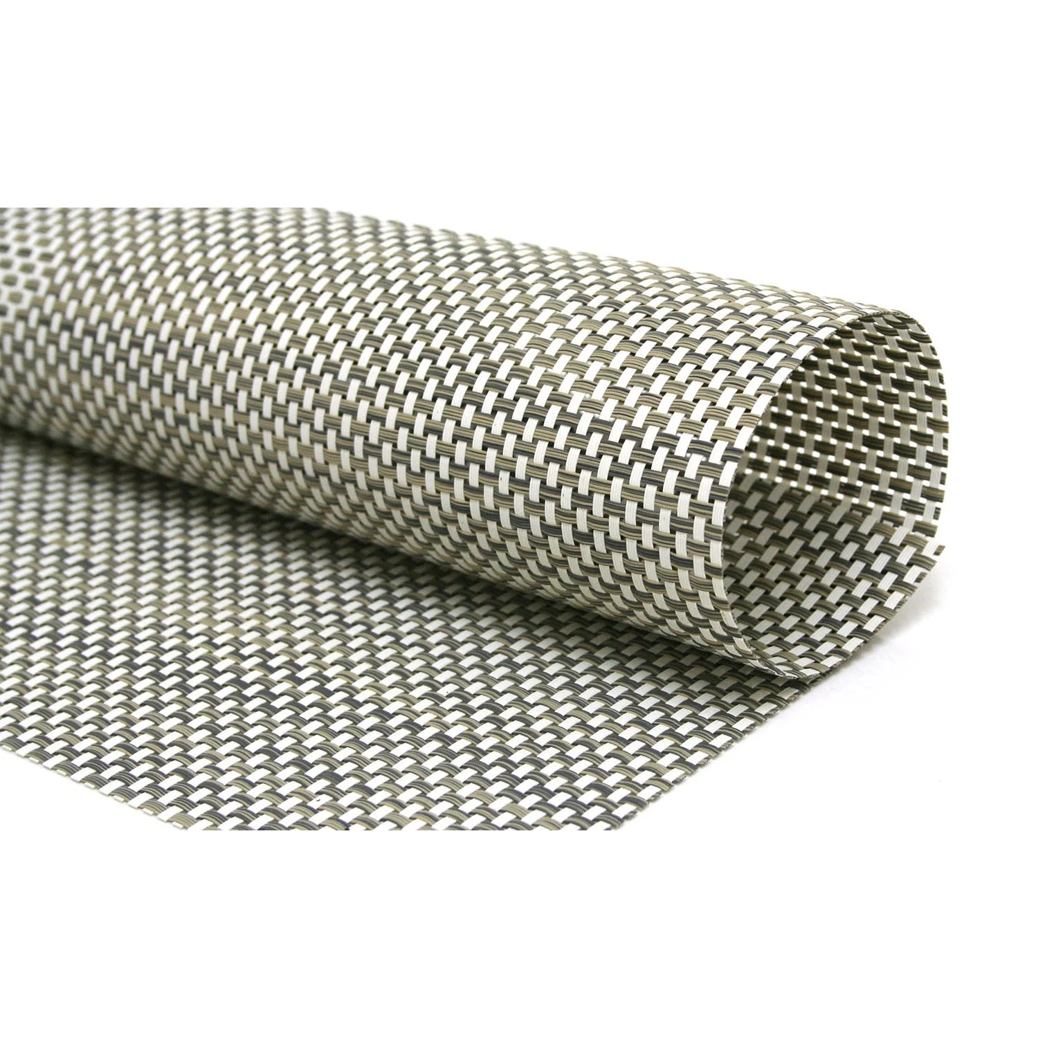 Placemats, Basketweave, 14 x 13 Inch, Tan, Vinyl,12 - 1 EACH