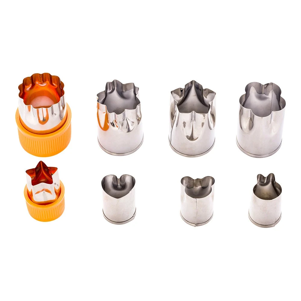 Cutter Set, Cookie, 8-Piece, Assorted Shape, Metal, with Removable Comfort Grip,1 - 1 EACH