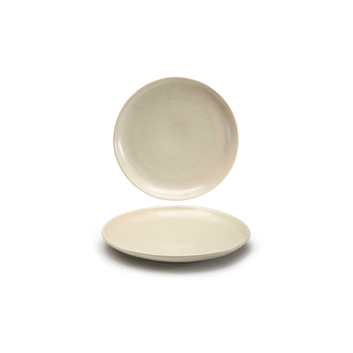 Plates, Porcelain, 11 Inch, Mushroom, Round,6 - 1 COUNT