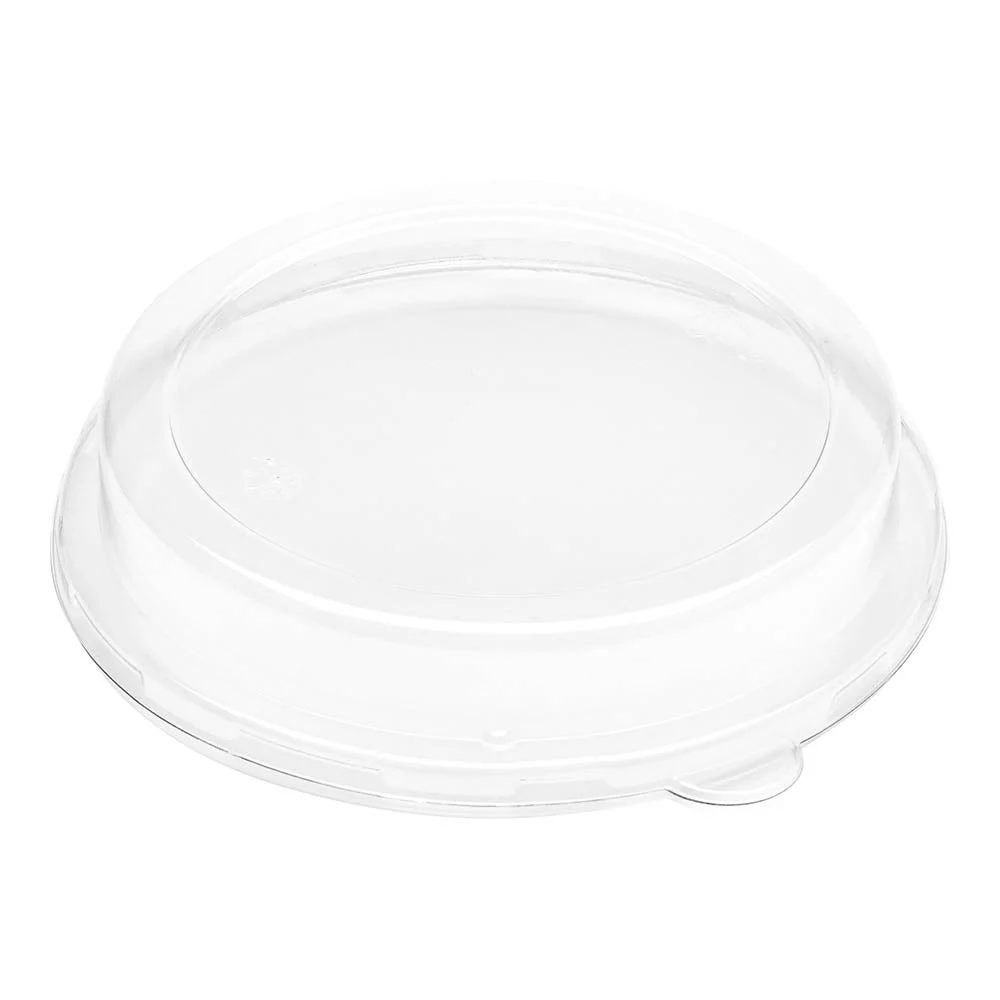Lids, Dome, Pulp Tek, Plastic, Clear, Round, Fits 32 Ounce Sugarcane Salad Bowls,1 - 100 COUNT