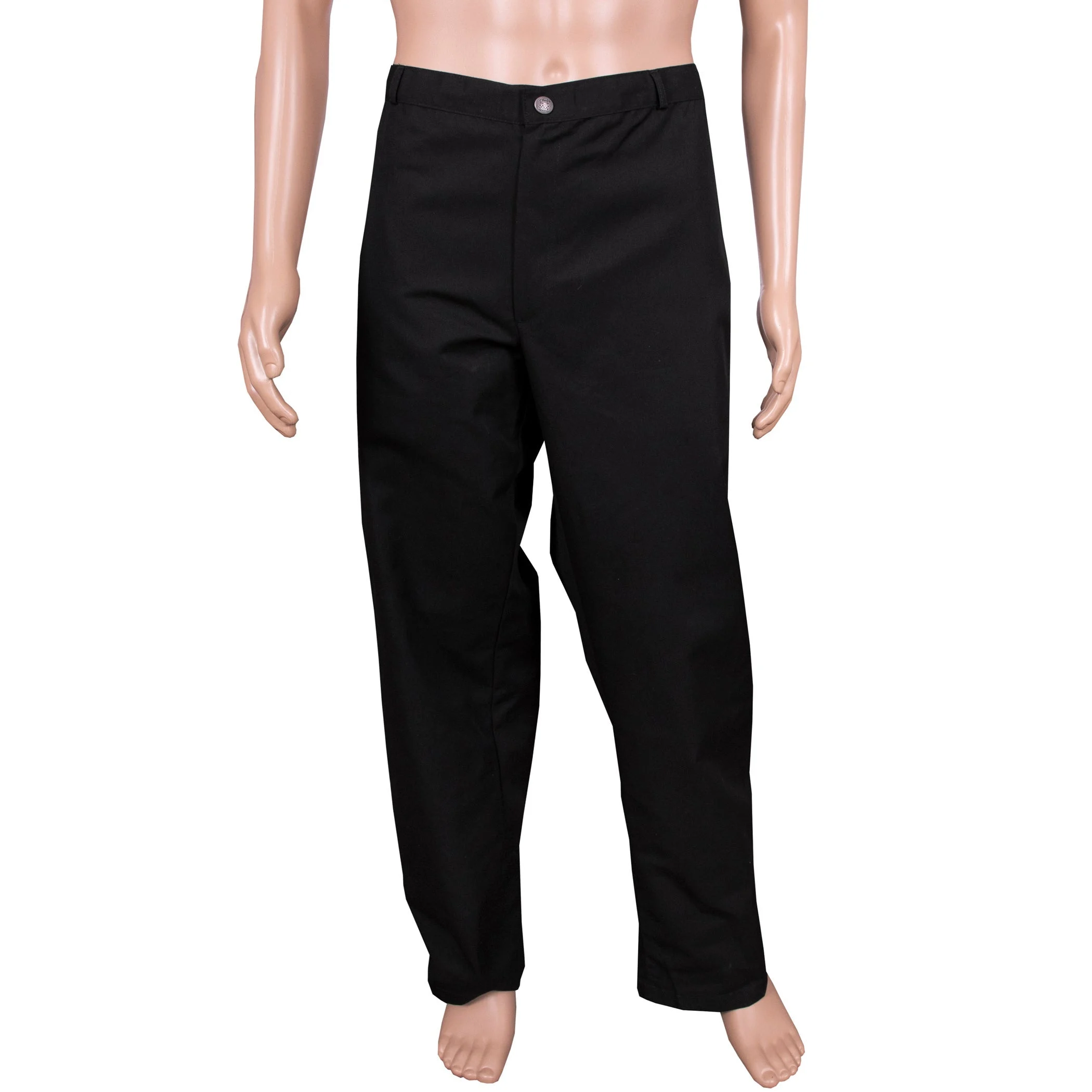 Pants, Chef, EZ-Fit, Black, Small, Poly/Cotton Blend,1 - 1 EACH