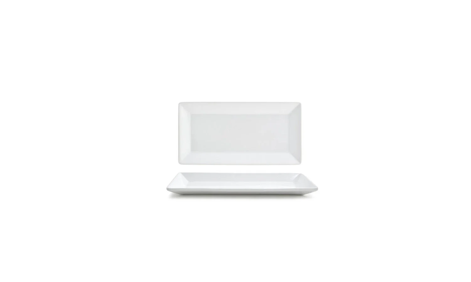 Plates, Kyoto, 9 x 5 Inch, White, Rectangular,1 - 12 COUNT