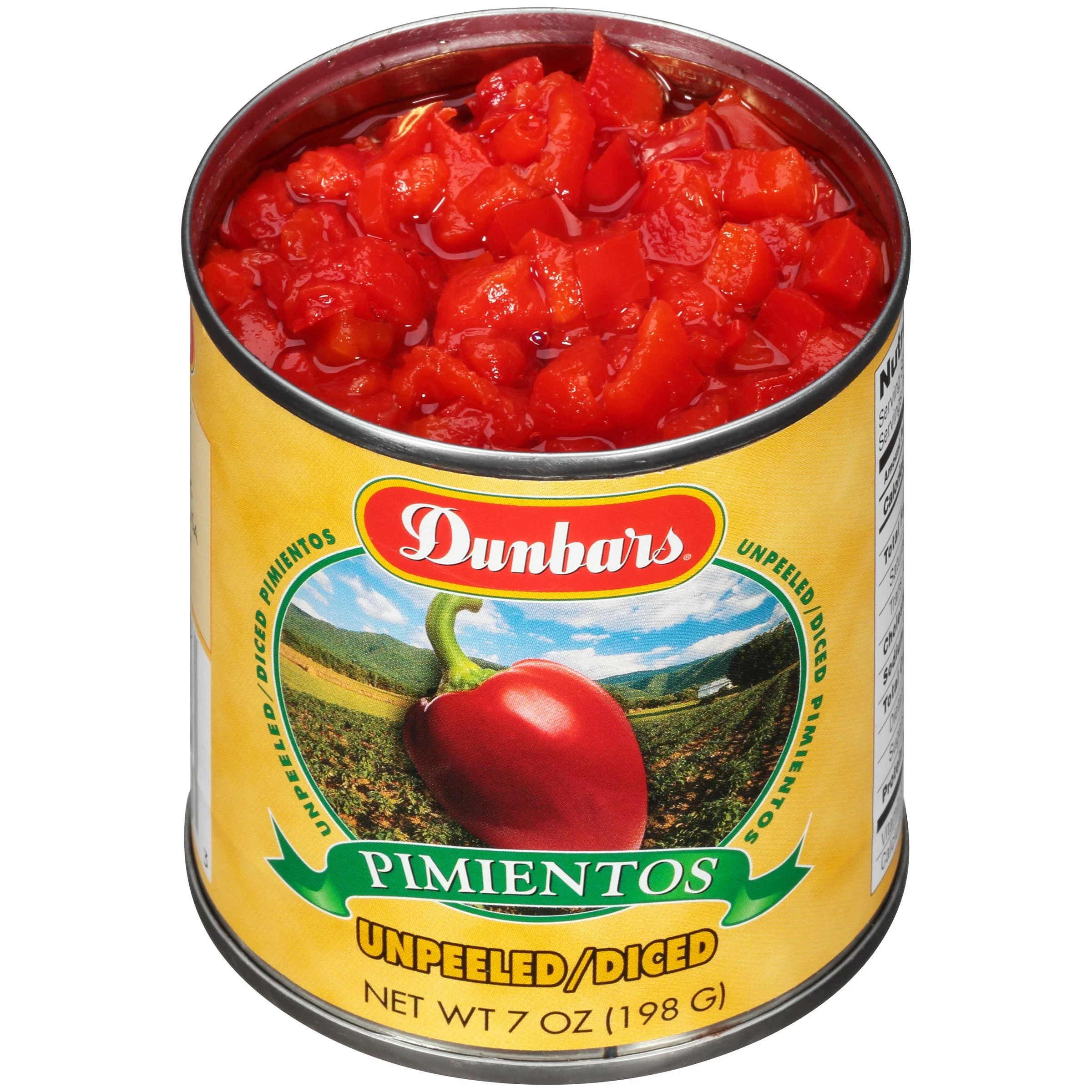 Pimientos, Diced, Unpeeled,24 - 7 OUNCE
