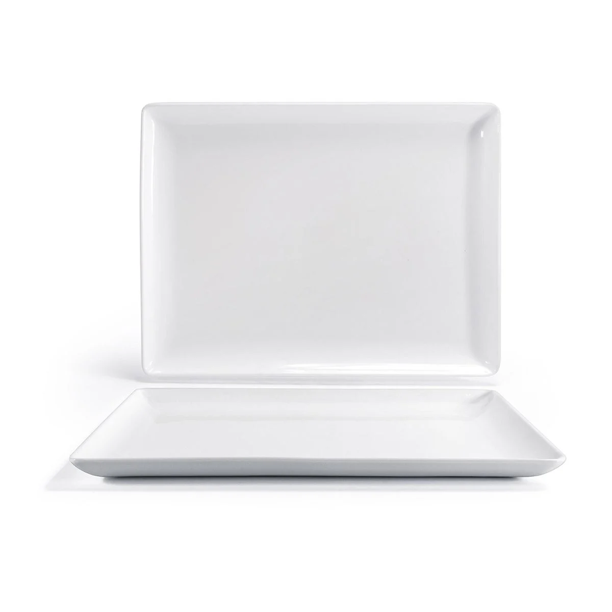 Platters, 17 x 13 Inch, White, Rectangular,2 - 1 COUNT
