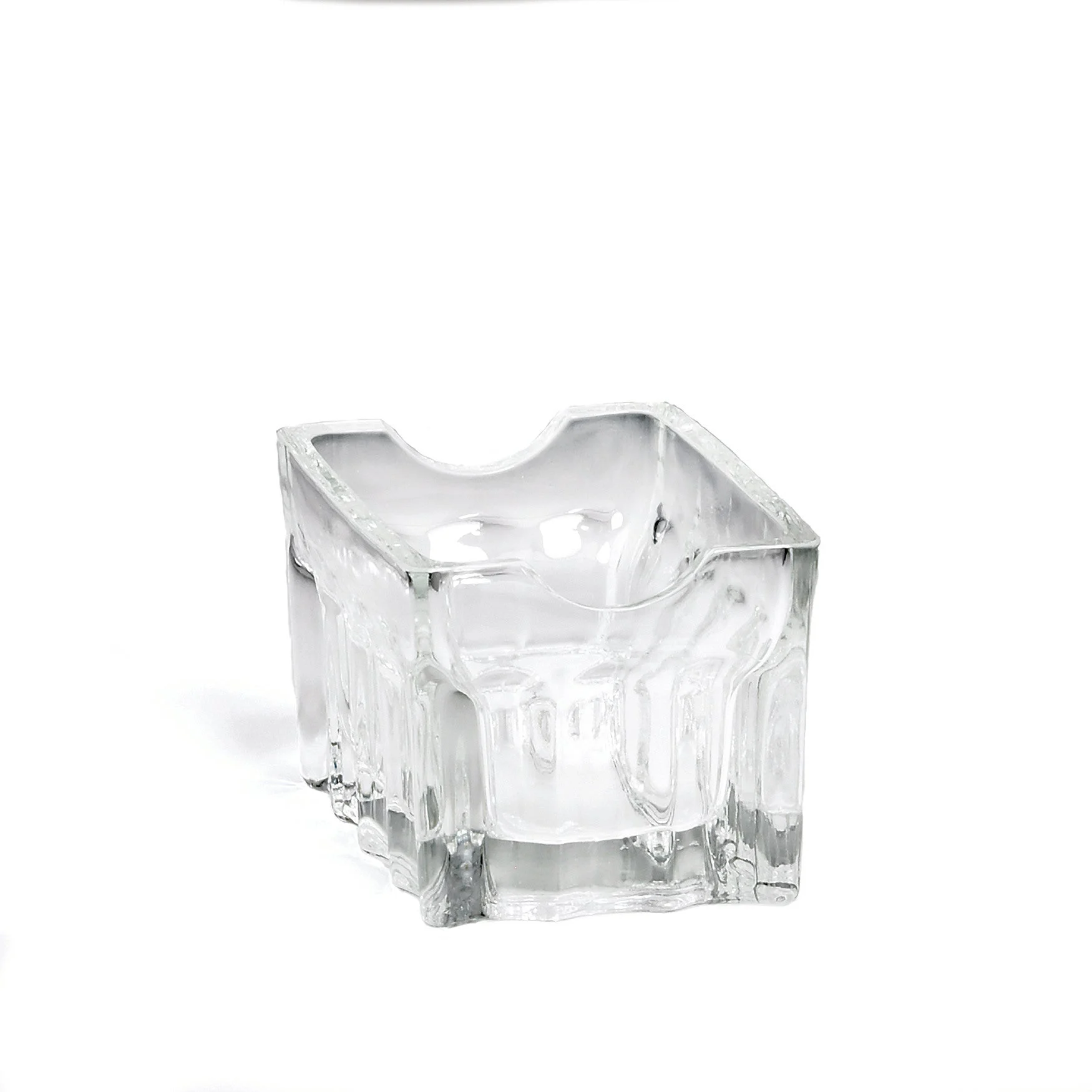 Caddies, Sugar, 3.25 x 2.5 x 2 Inch, Fluted, Clear, Glass,12 - 1 EACH