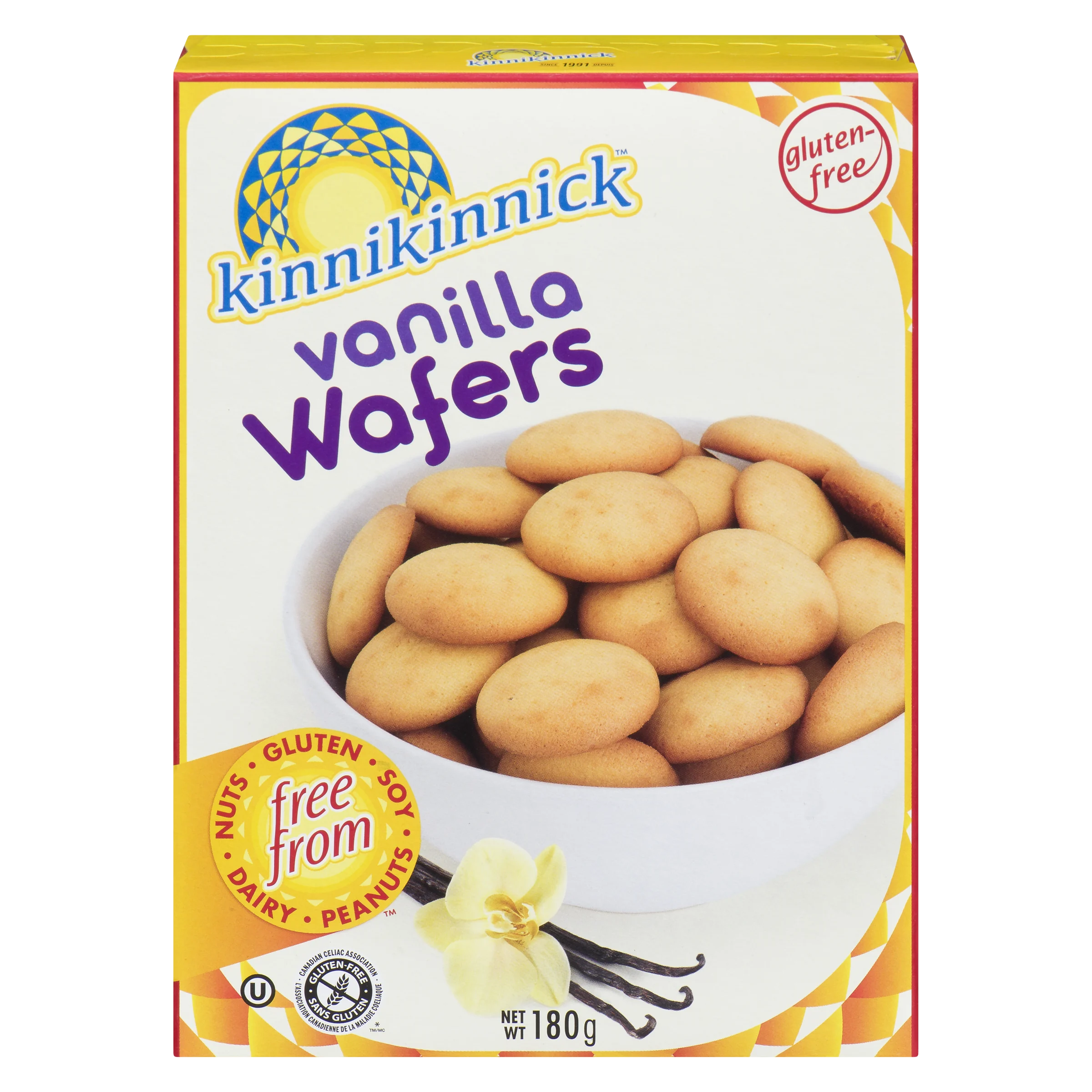 Wafers, Vanilla, Shelf-Stable,6 - 6.3 OUNCE