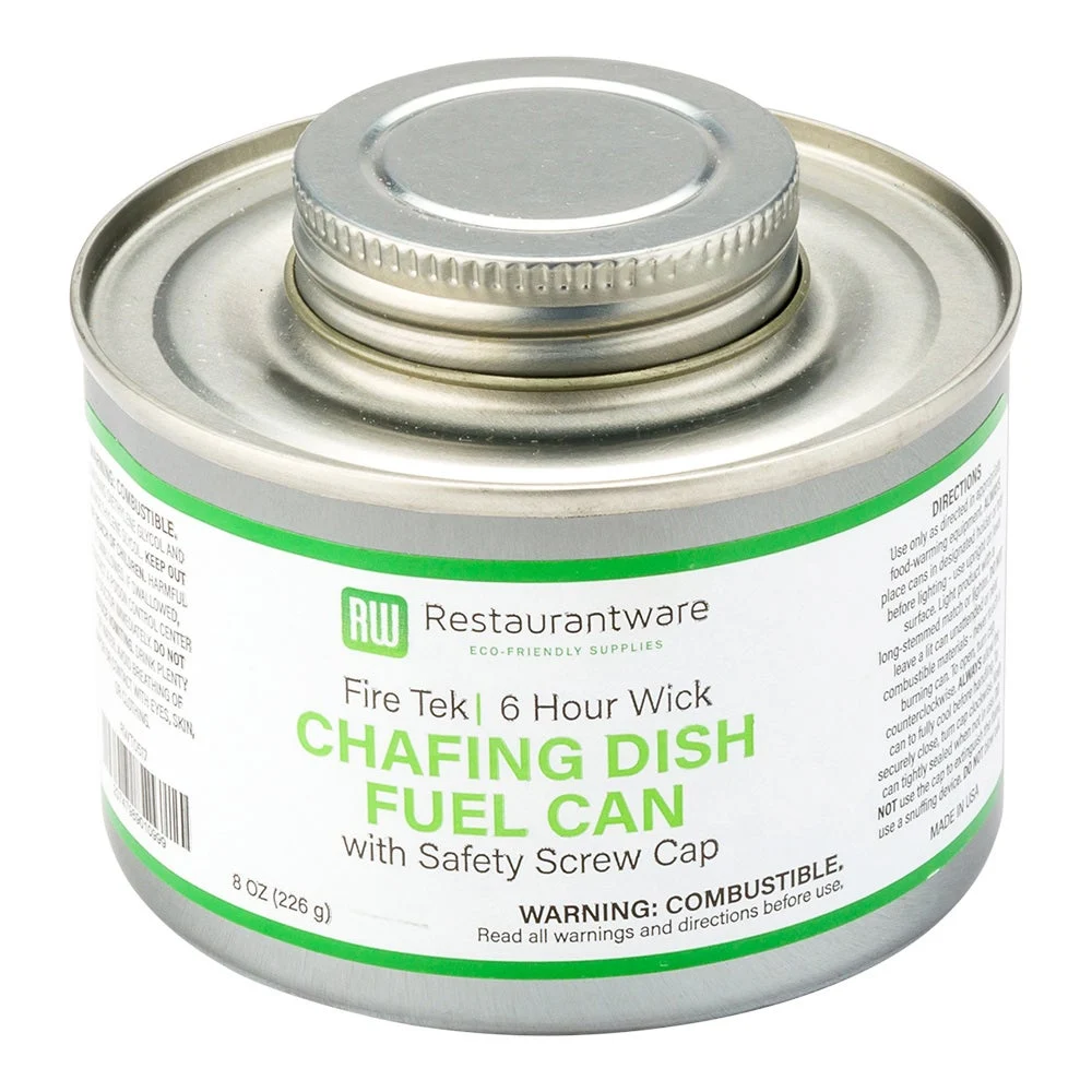 Chafer Fuel, 6 Hour, Wick, with Safety Screw Cap,1 - 24 COUNT