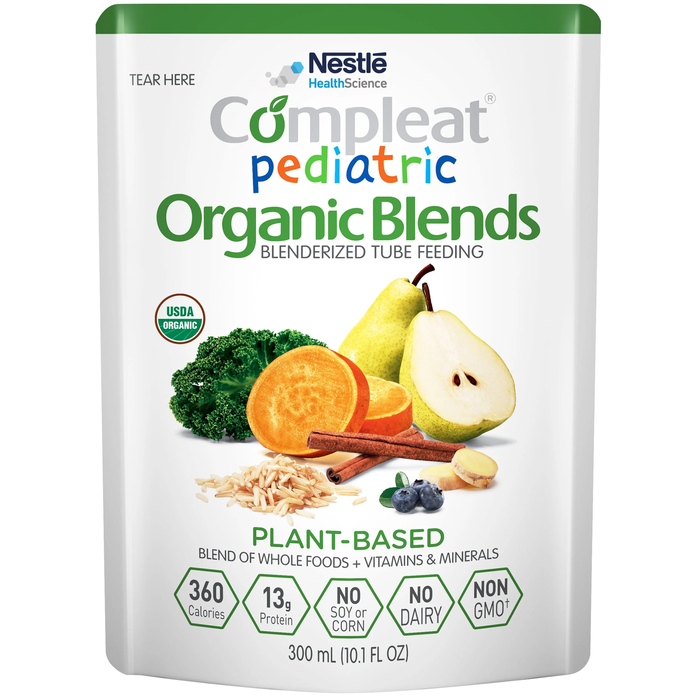 Pediatric Formula, Plant-Based, Organic, Pouch,24 - 10.1 FLUID