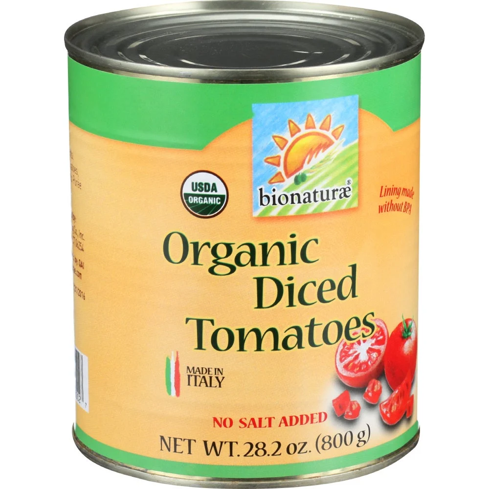 Tomatoes, Diced, No Salt Added,12 - 28.2 OUNCE