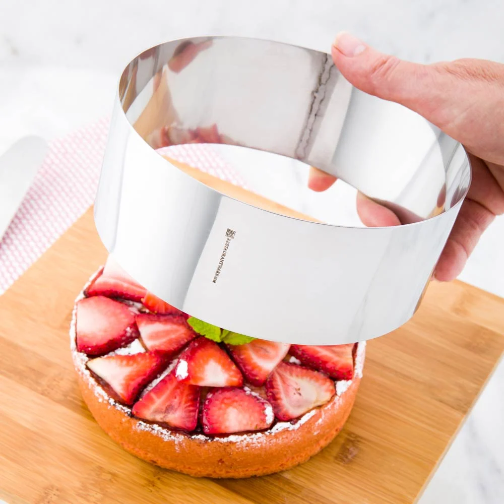 Ring Mold, Pastry, 6 x 2.38 Inch, Stainless Steel, Round, 6 Linear Inch,1 - 1 EACH