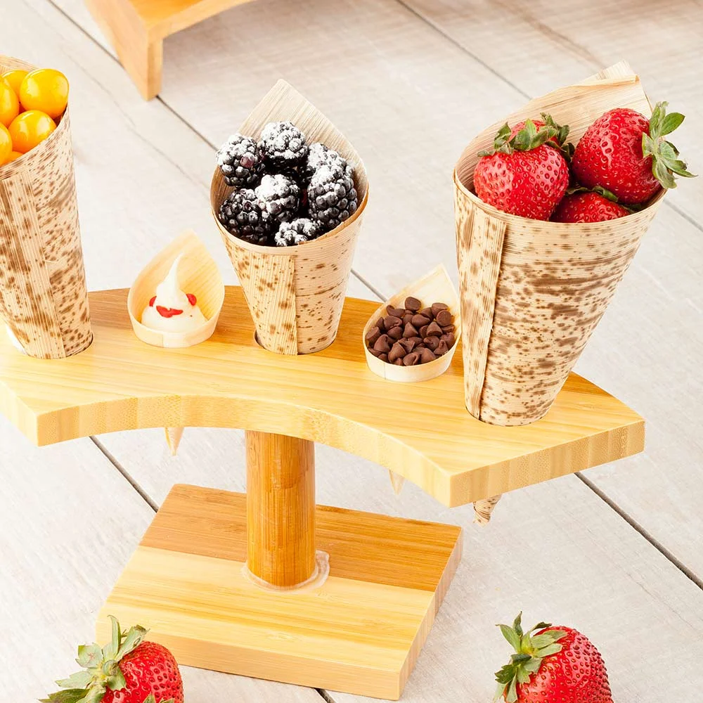 Stand, Cone, 10 Inch, Bamboo, 10 Linear Inch,1 - 1 EACH