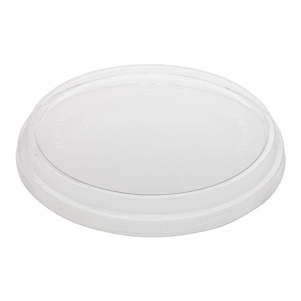 Lids, Basic Nature Dome, Plastic, Clear, Round, for Cold Togo Deli Containers,1 - 500 COUNT