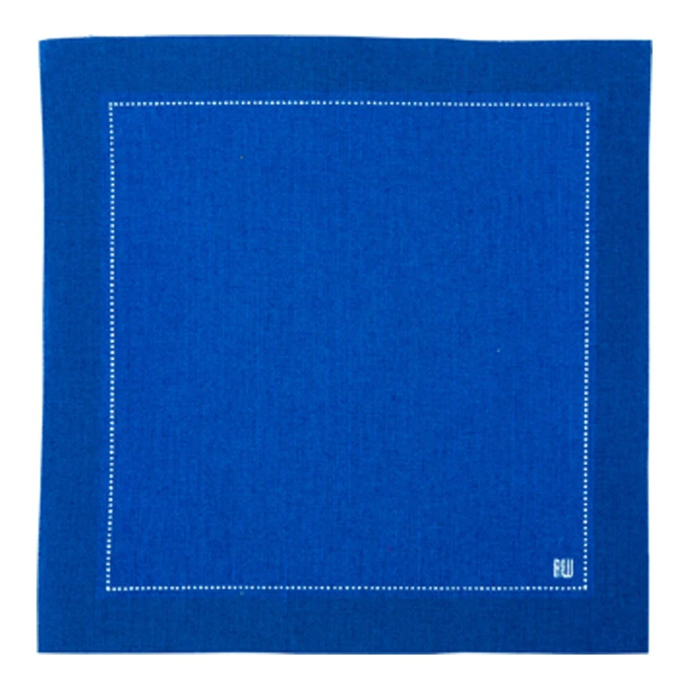 Napkins, Cocktail, Napluxe, Blue, 4.5 x 4.5 Inch,1 - 50 COUNT
