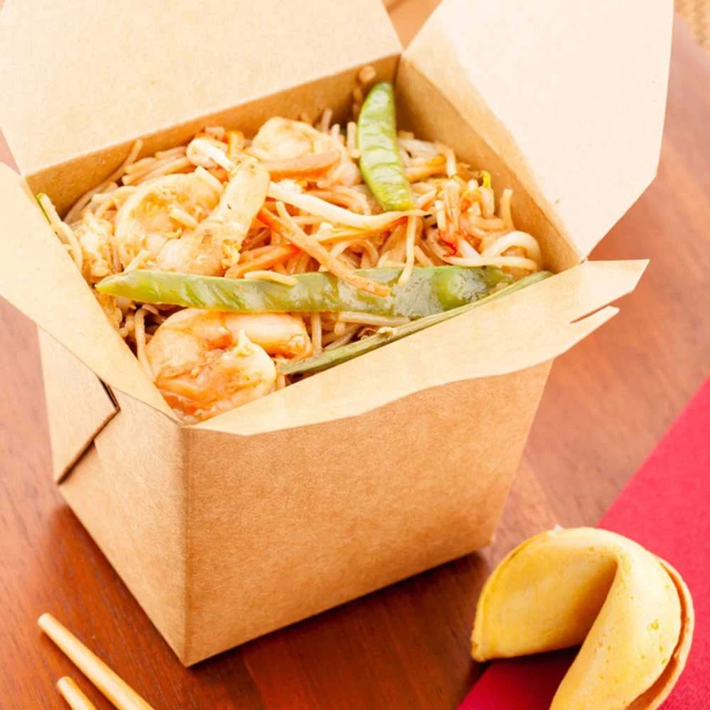 Containers, Take-Out, 16 Ounce, Paper, Kraft, Square, 16 Ounce,1 - 200 COUNT