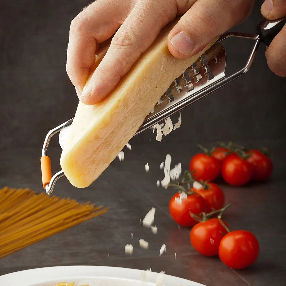 Grater, Cheese, Coarse, 12 Inch, Stainless Steel, with Black Plastic Handle, 12 Linear Inch,1 - 1 EACH