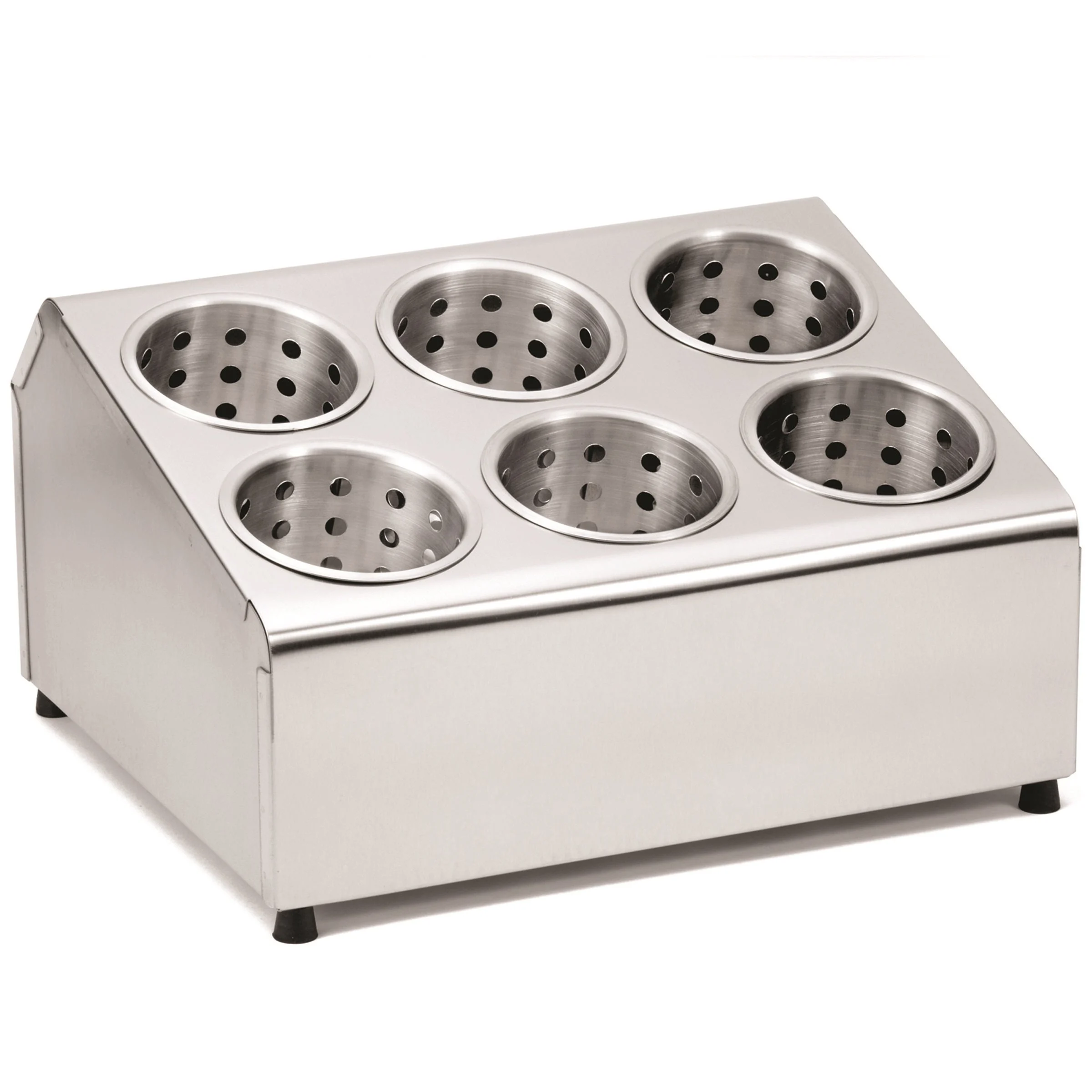 Holder, Flatware Cylinder, 6 Slots, 2 Tier,1 - 1 EACH